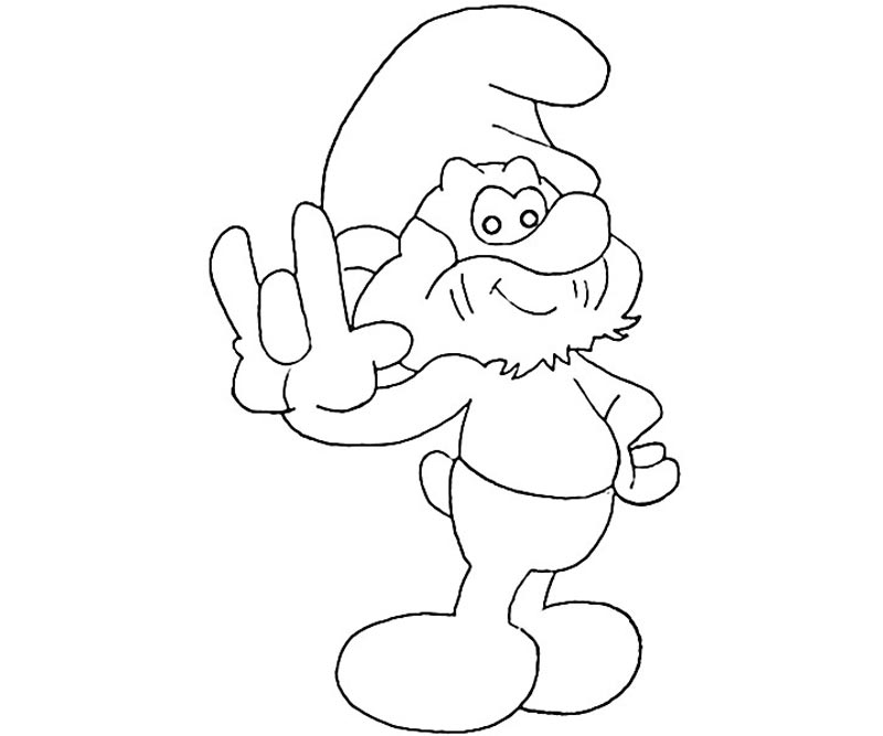 Papa Smurf Coloring Pages Download And Print For Free 800x667 Papa Smurf Coloring Pages Download And Print For Free
