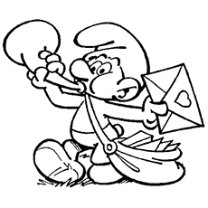 Smurf Coloring Pages 230x230 Smurf Coloring Pages