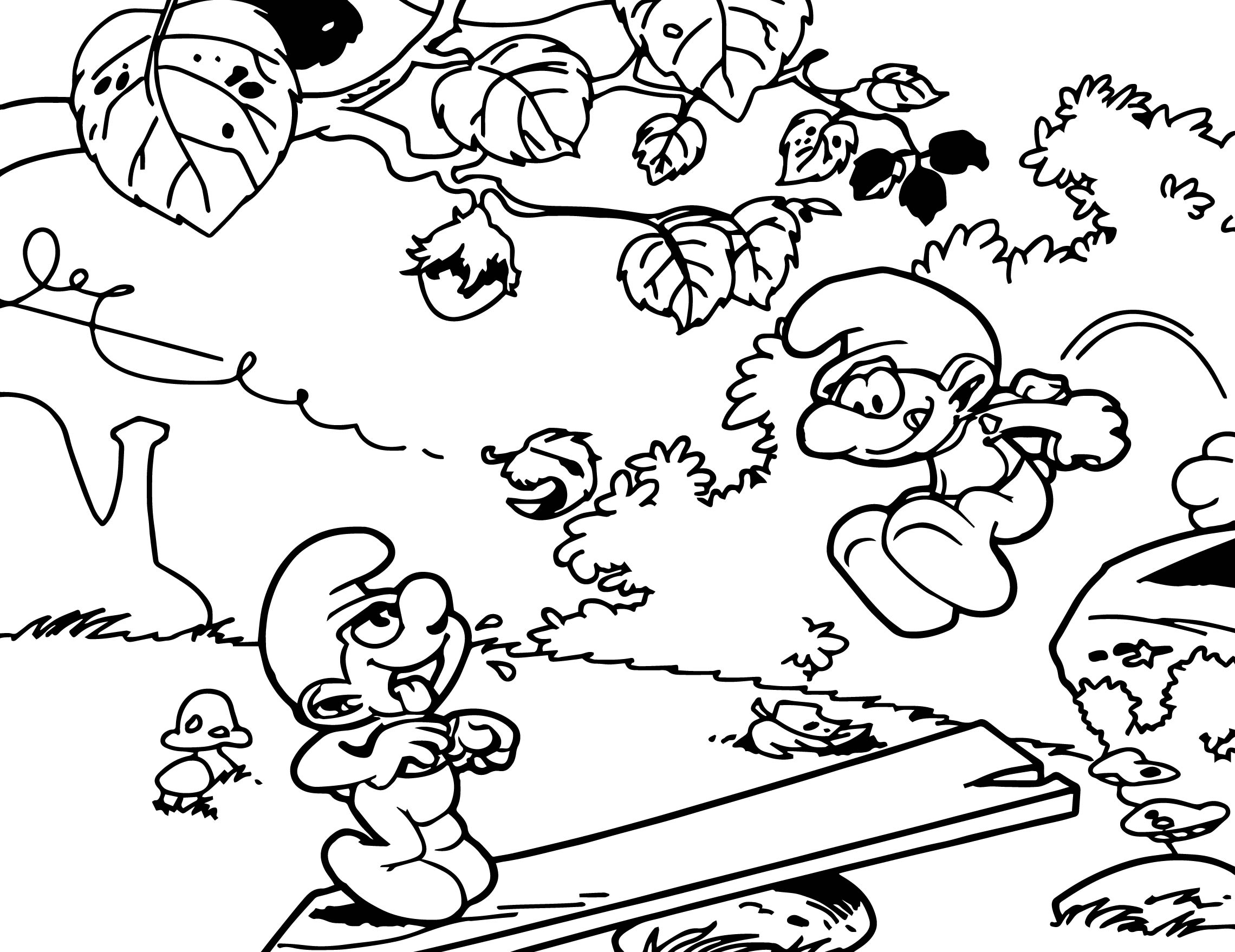Smurfs Coloring Pages Papa Smurf Smurfette Azrael Brainy Free 2280x1758 Smurfs Coloring Pages Papa Smurf Smurfette Azrael Brainy Free