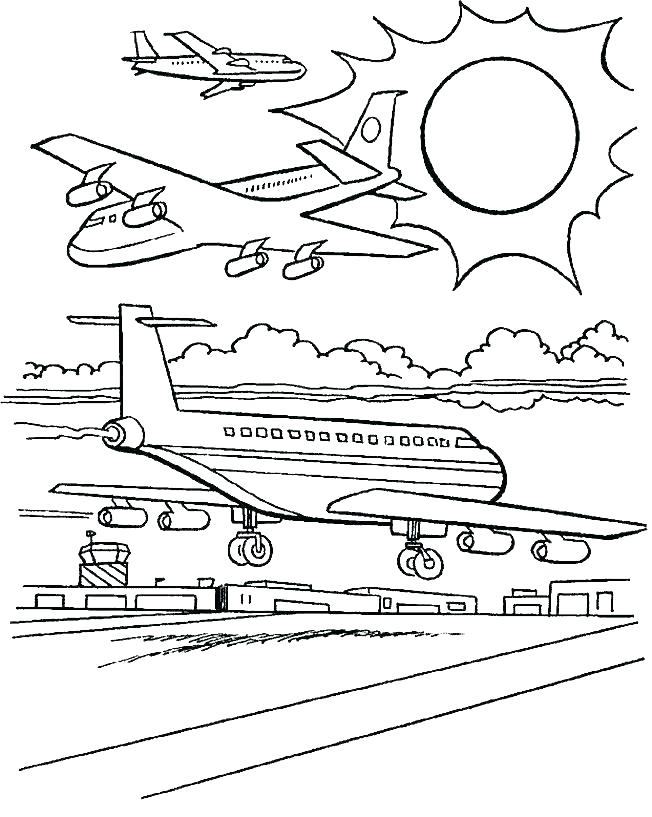 652x817 Beautiful Plane Coloring Page Free Download Beautiful Plane