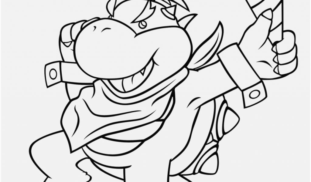 1024x600 Coloring Paper To Print Shoot Bowser Jr Coloring Page