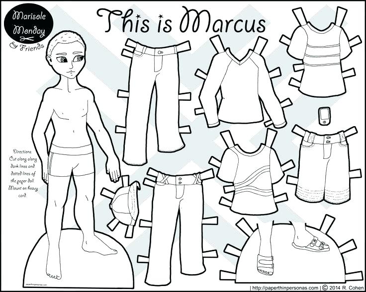 Paper Doll Coloring Pages Printable Paper Dolls Coloring Pages 736x588 Paper Doll Coloring Pages Printable Paper Dolls Coloring Pages