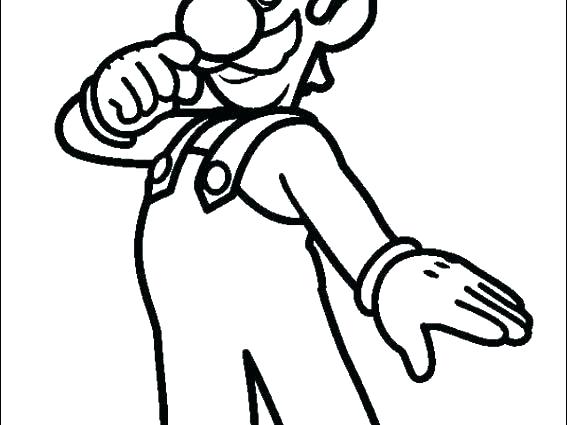 Super Paper Mario Luigi Coloring Pages And High Five In Brothers 567x425 Super Paper Mario Luigi Coloring Pages And High Five In Brothers