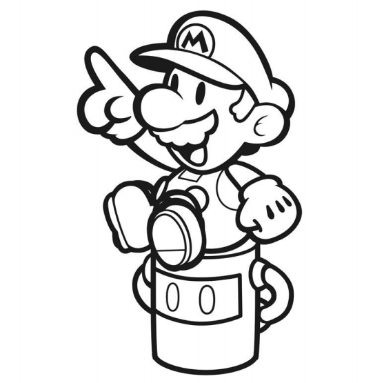 Paper Mario Coloring Pages To Print at GetColorings.com | Free ...