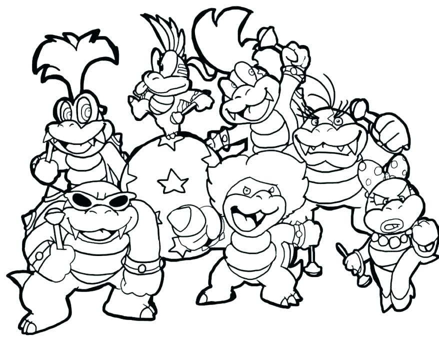 878x682 Paper Mario Coloring Pages Paper Coloring Pages Paper Coloring