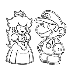 Paper Mario Coloring Pages To Print at GetColorings.com | Free ...
