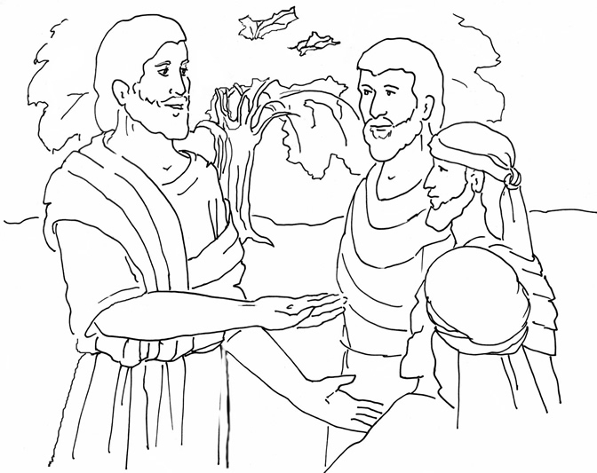 672x533 Mustard Seed Parable Coloring Page