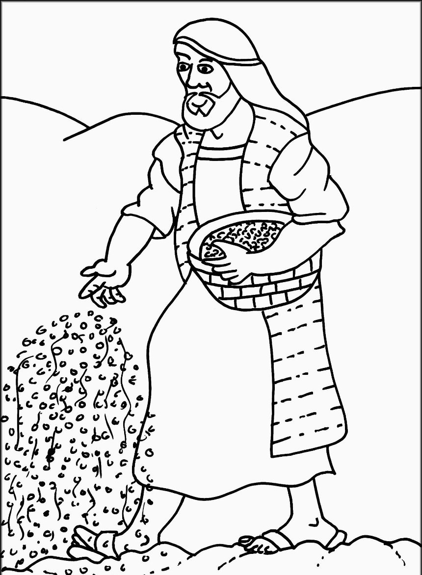860x1172 Mustard Seed Parable Coloring Page Newyork