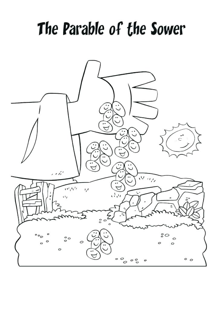 724x1024 Parable Coloring Pages Parable Coloring Pages Parable Coloring
