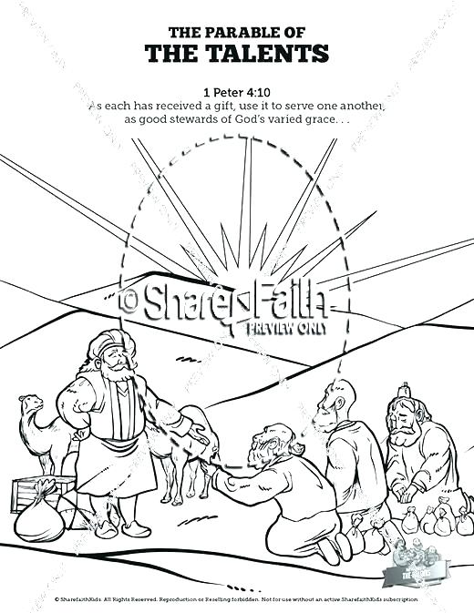 520x673 Parable Coloring Pages Grandmaman.site