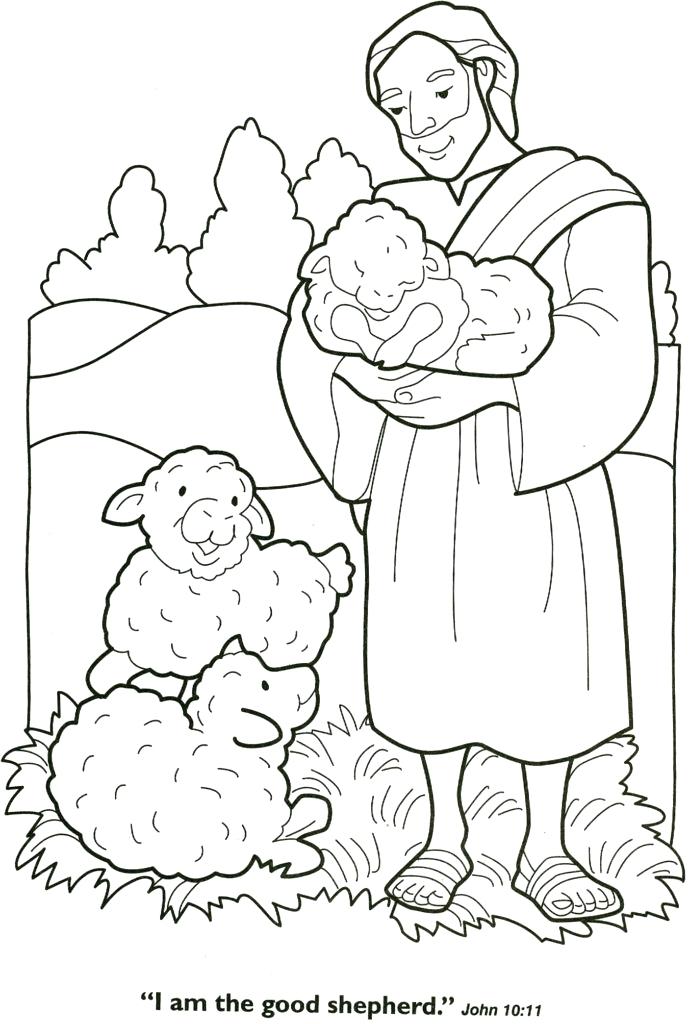 689x1024 Lost Coin Coloring Page Good Shepherd And Lost Sheep Parable