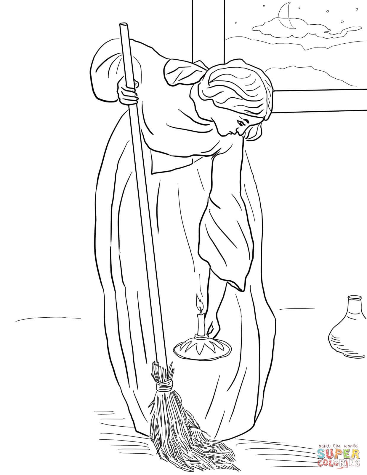 1239x1600 Lost Coin Parable Coloring Page Lesson 2 Parables