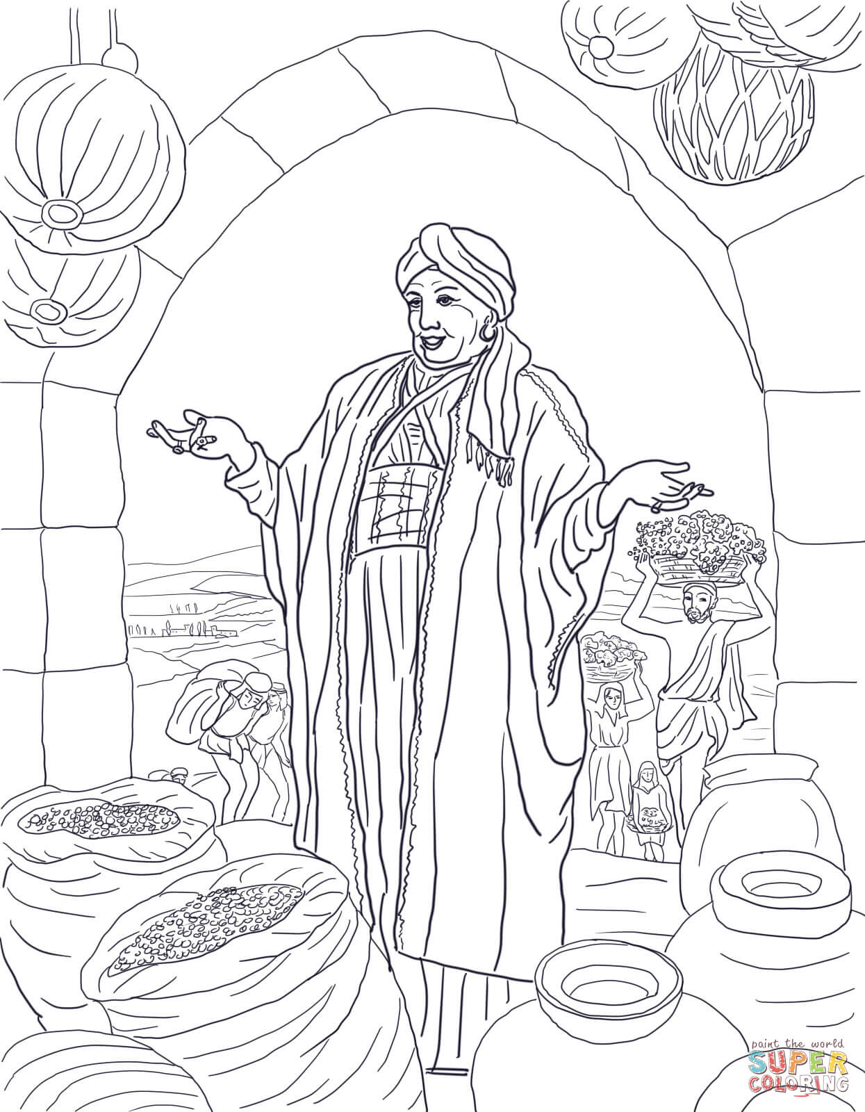 1245x1600 Love Rich Man And Lazarus Coloring Page Parable Of The Fool Free