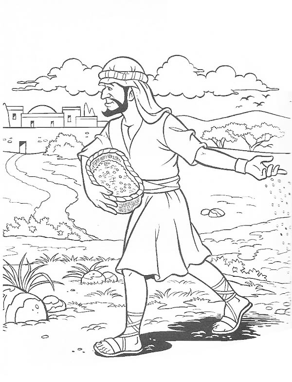 600x784 Parable Of The Sower Coloring Page For Kids Color Luna