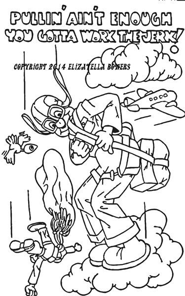 Parachute Man Adult Coloring Page Image By Digitalgraphicsshop 375x600 Parachute Man Adult Coloring Page Image By Digitalgraphicsshop