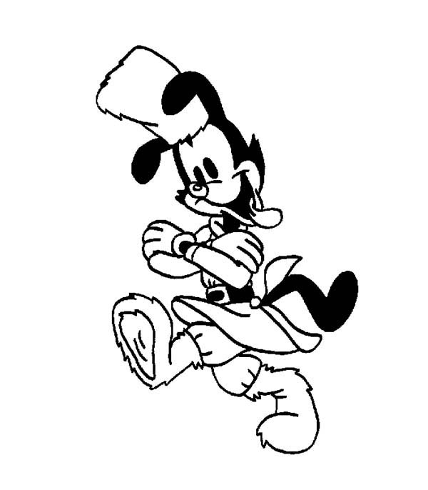 600x686 Animaniacs Yakko School Parade Coloring Pages Batch Coloring