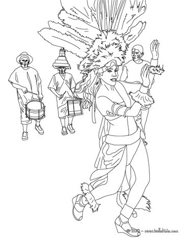 364x470 Carnival Coloring Pages