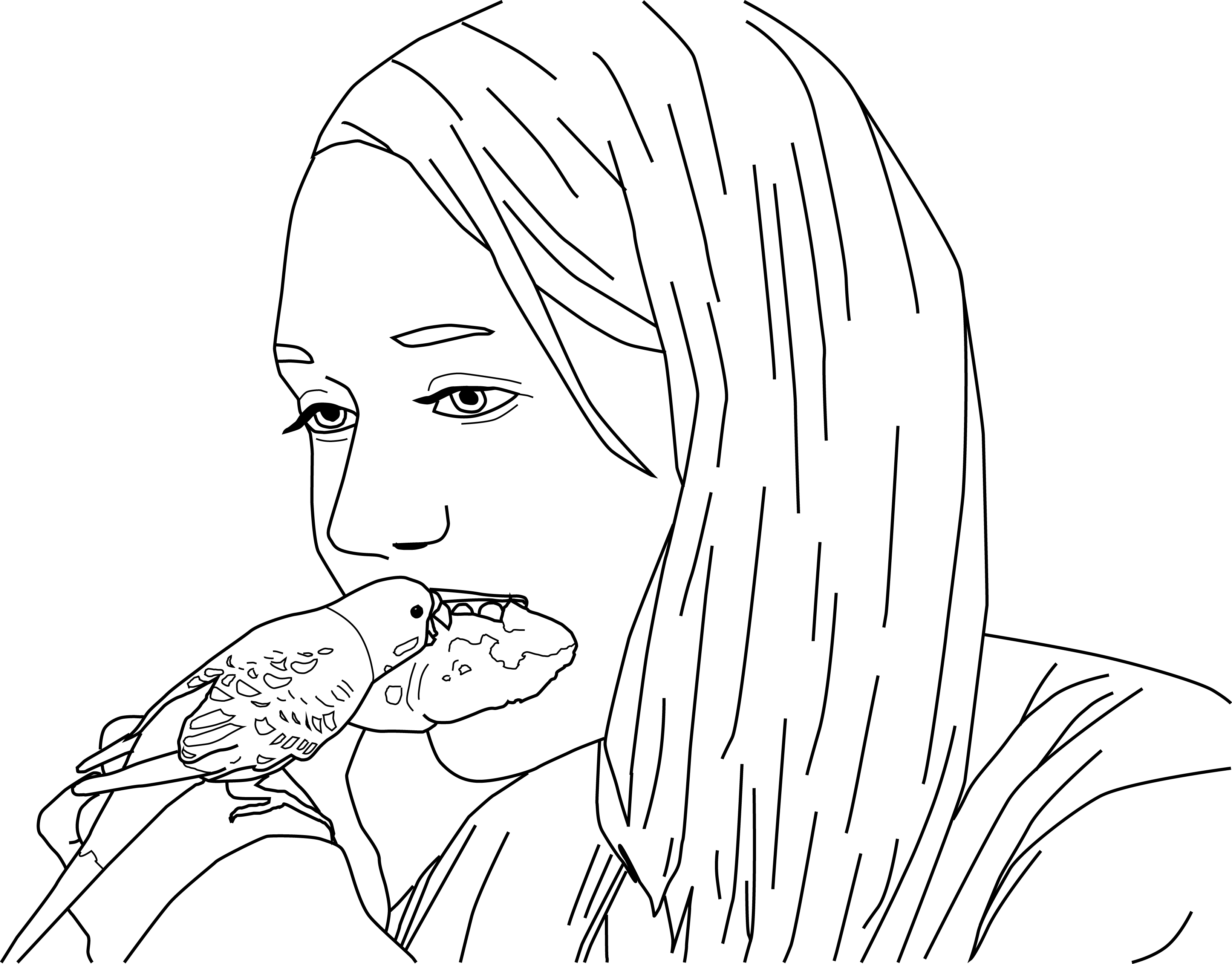 3269x2558 New Parakeet Coloring Pages Design Printable Coloring Sheet