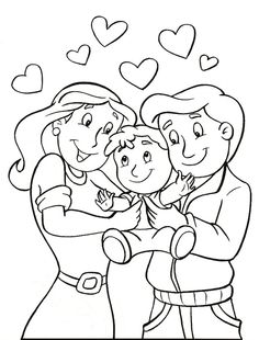 Parents Coloring Pages