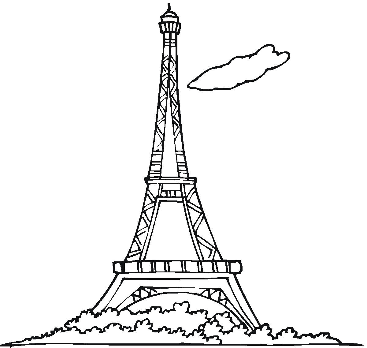 Free Printable Eiffel Tower Coloring Pages For Kids 1200x1137 Free Printable Eiffel Tower Coloring Pages For Kids