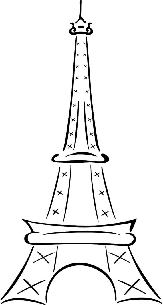 22 Paris Coloring Pages, Eiffel Tower Coloring Pages 570x1064 22 Paris Coloring Pages, Eiffel Tower Coloring Pages