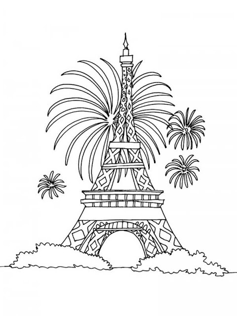 Eiffel Tower Coloring Pages 360coloringpages 480x640 Eiffel Tower Coloring Pages 360coloringpages