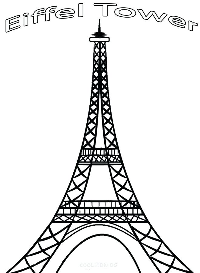 660x900 Eiffel Tower Coloring Pages Coloring Pages Of Tower Eiffel Tower