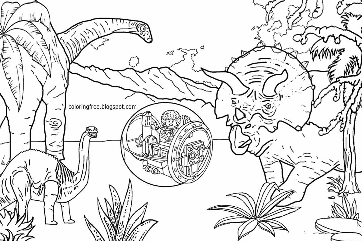 1200x800 Jurassic Park Coloring Pages Printable Coloring For Kids 2018