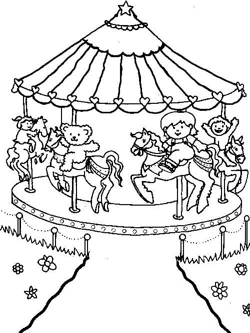 500x664 Picture Miscellaneous Coloring Sheets Amusement Park Coloring Pages