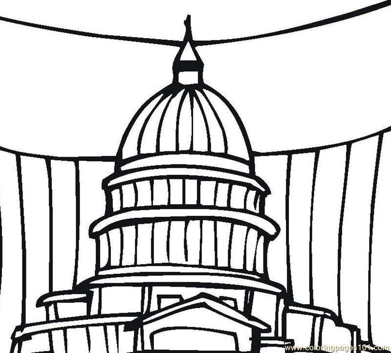 Government In Washington Coloring Page 800x723 Government In Washington Coloring Page