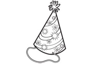 Coloring Amp Activity Pages Party Hat Coloring Page 308x206 Coloring Amp Activity Pages Party Hat Coloring Page