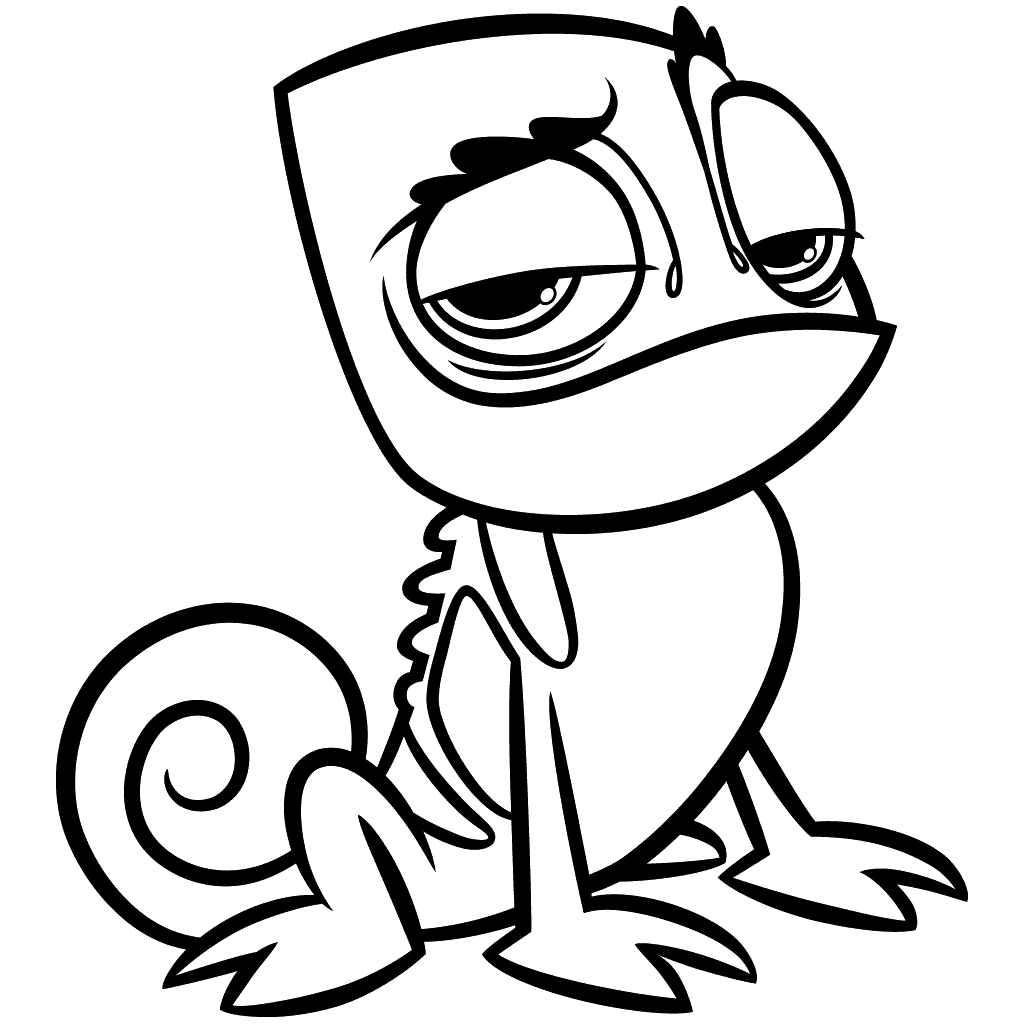 Pascal Disney Tangled The Series Coloring Page 1024x1024 Pascal Disney Tangled The Series Coloring Page