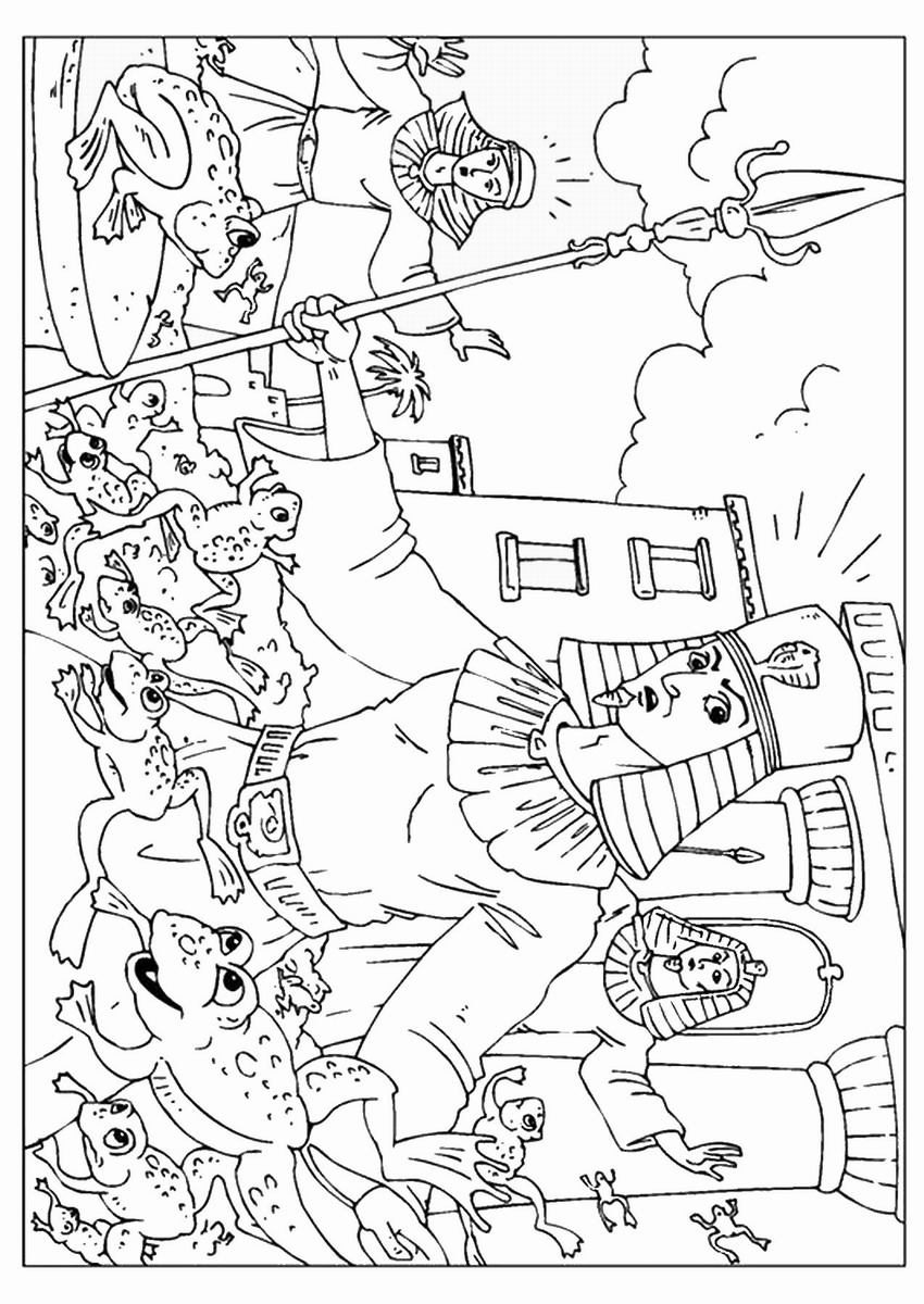 850x1200 Passover Coloring Pages