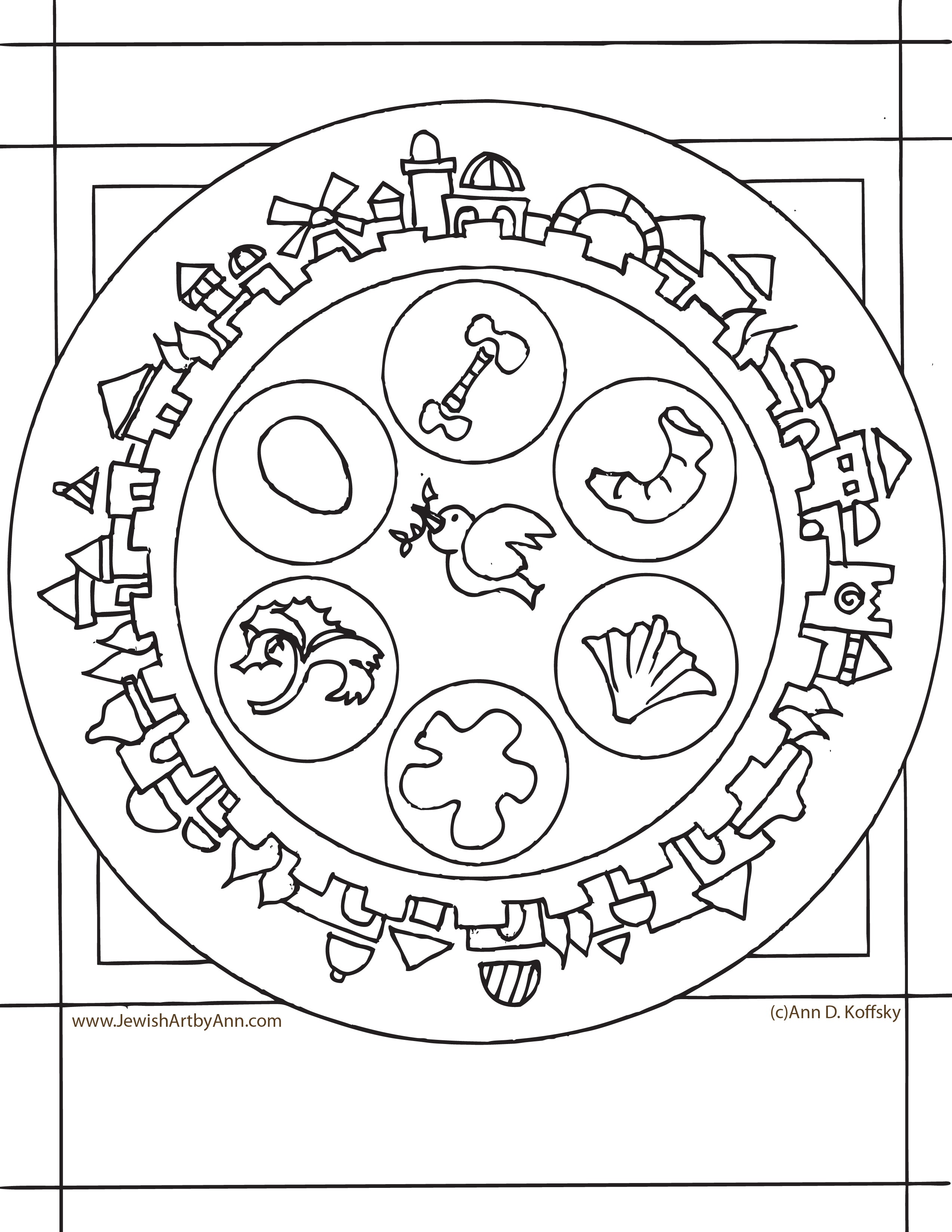 2546x3296 Passover Coloring Pages New Passover Coloring Page