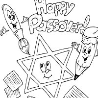 200x200 Passover Lovely Passover Coloring Pages