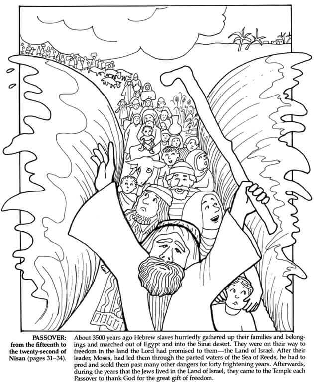 631x770 Free Printable Passover Coloring Pages (Pesach Coloring Sheets)