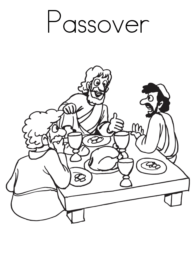 685x886 Free Printable Passover Coloring Pages (Pesach Coloring Sheets)