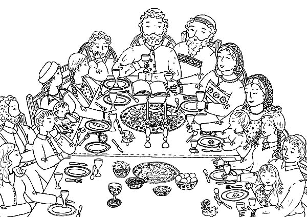 Passover Printable Coloring Pages 600x423 Passover Printable Coloring Pages