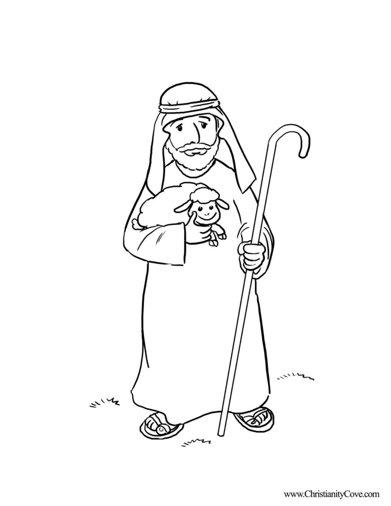 Pastor Coloring Page