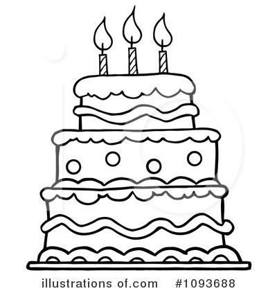 400x420 Birthday Cake Clip Art Black And White Pictures Images And Yard