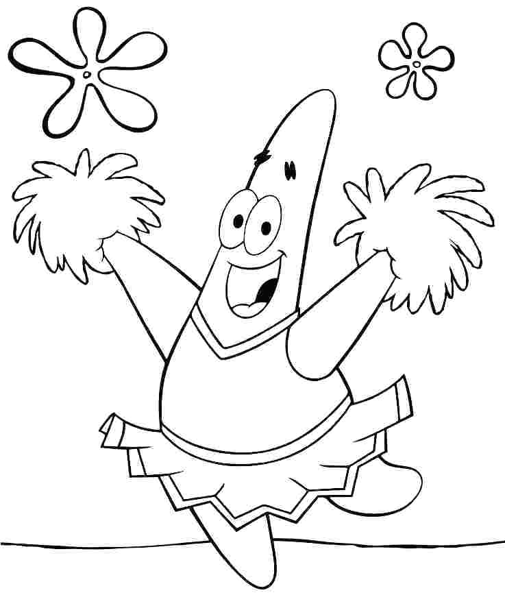 737x868 Patrick Coloring Pages Star Coloring Page Star Coloring Pages High