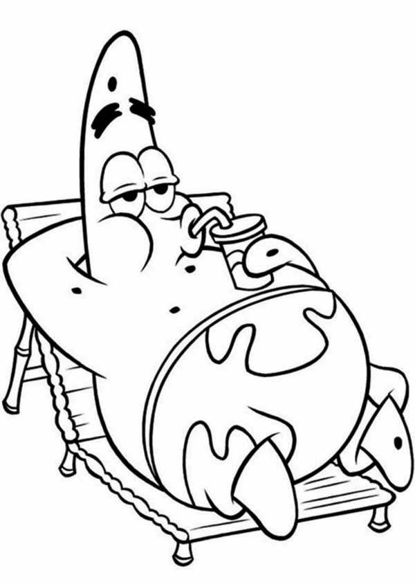 600x844 Patrick Coloring Pages