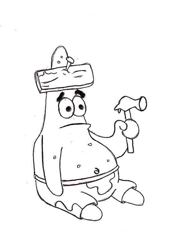 Patrick Coloring Pages 600x805 Patrick Coloring Pages
