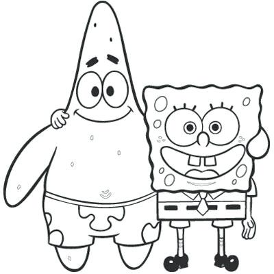 Spongebob And Patrick Coloring Pages 400x400 Spongebob And Patrick Coloring Pages