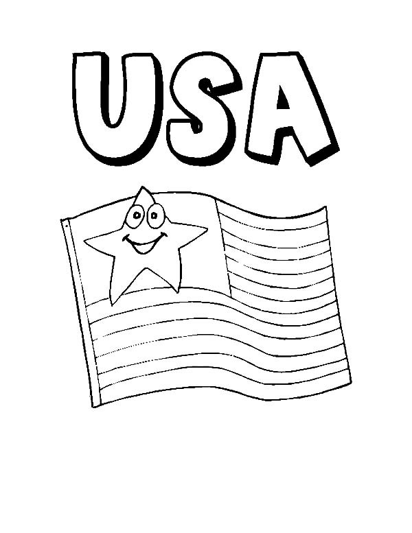 600x777 Smiling Us Flag Patriots Day Coloring Pages Best Place To Color