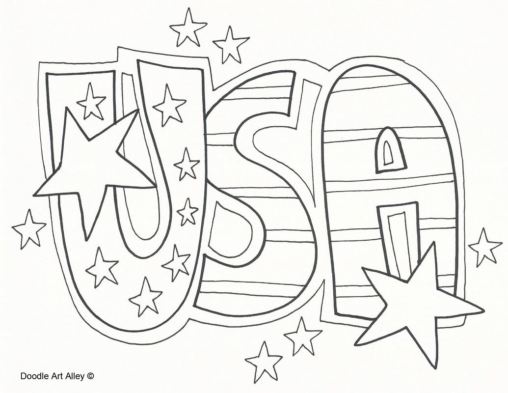 Independence Day And Other Patriotic Coloring Pages From Doodle 1035x800 Independence Day And Other Patriotic Coloring Pages From Doodle