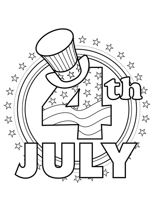 Patriotic Coloring Pages 4th Of July 595x842 Patriotic Coloring Pages 4th Of July