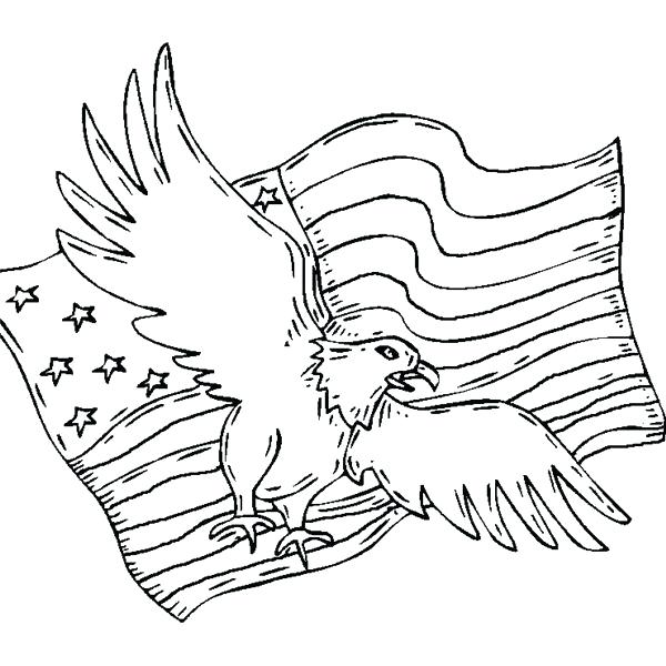 Eagle Color Page Patriotic Coloring Pages Bald Eagle A Free 600x600 Eagle Color Page Patriotic Coloring Pages Bald Eagle A Free