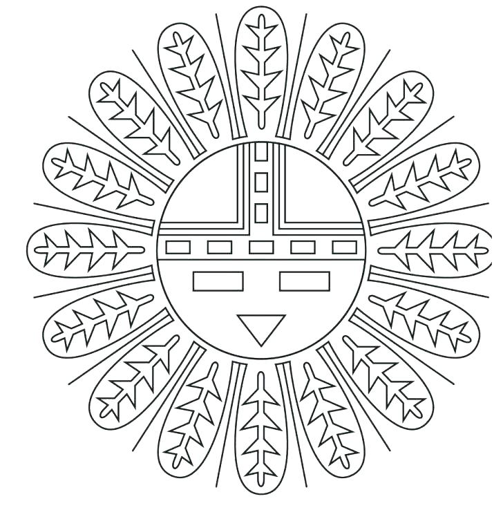 Native Symbols Drawing At Free For Native Symbols Coloring Pages 728x738 Native Symbols Drawing At Free For Native Symbols Coloring Pages