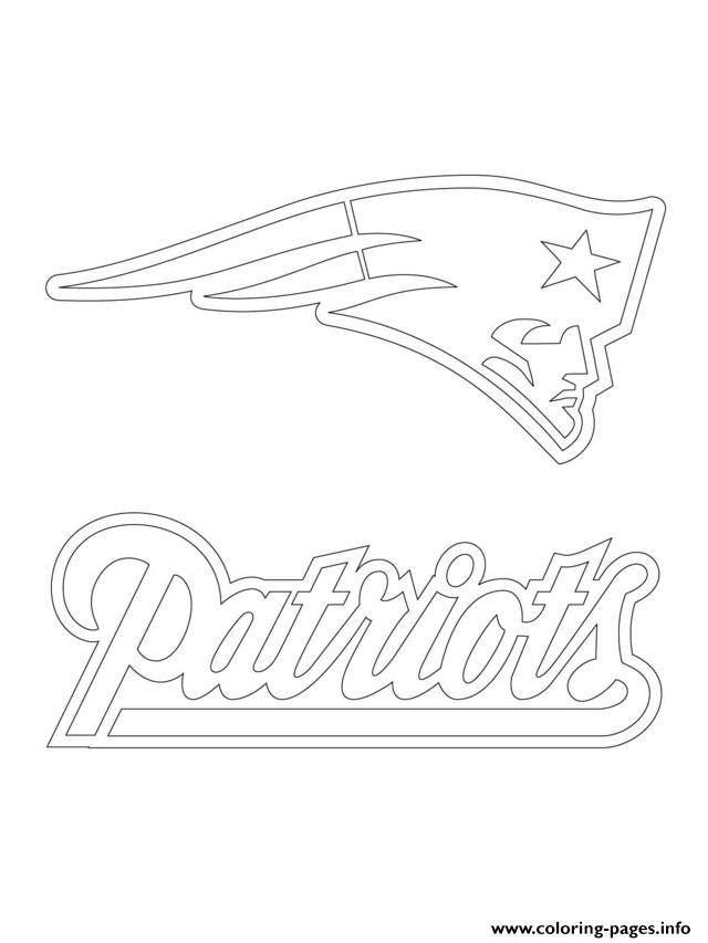 New England Patriots Logo Football Sport Coloring Pages Printable 640x853 New England Patriots Logo Football Sport Coloring Pages Printable